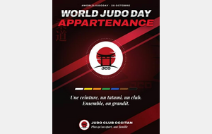 🥋 28 octobre : World Judo Day