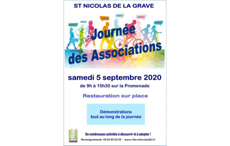 Journée des association et reprise des cours