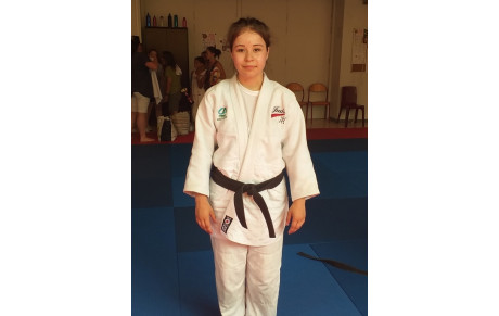 Remise de la ceinture noire a Amaelle